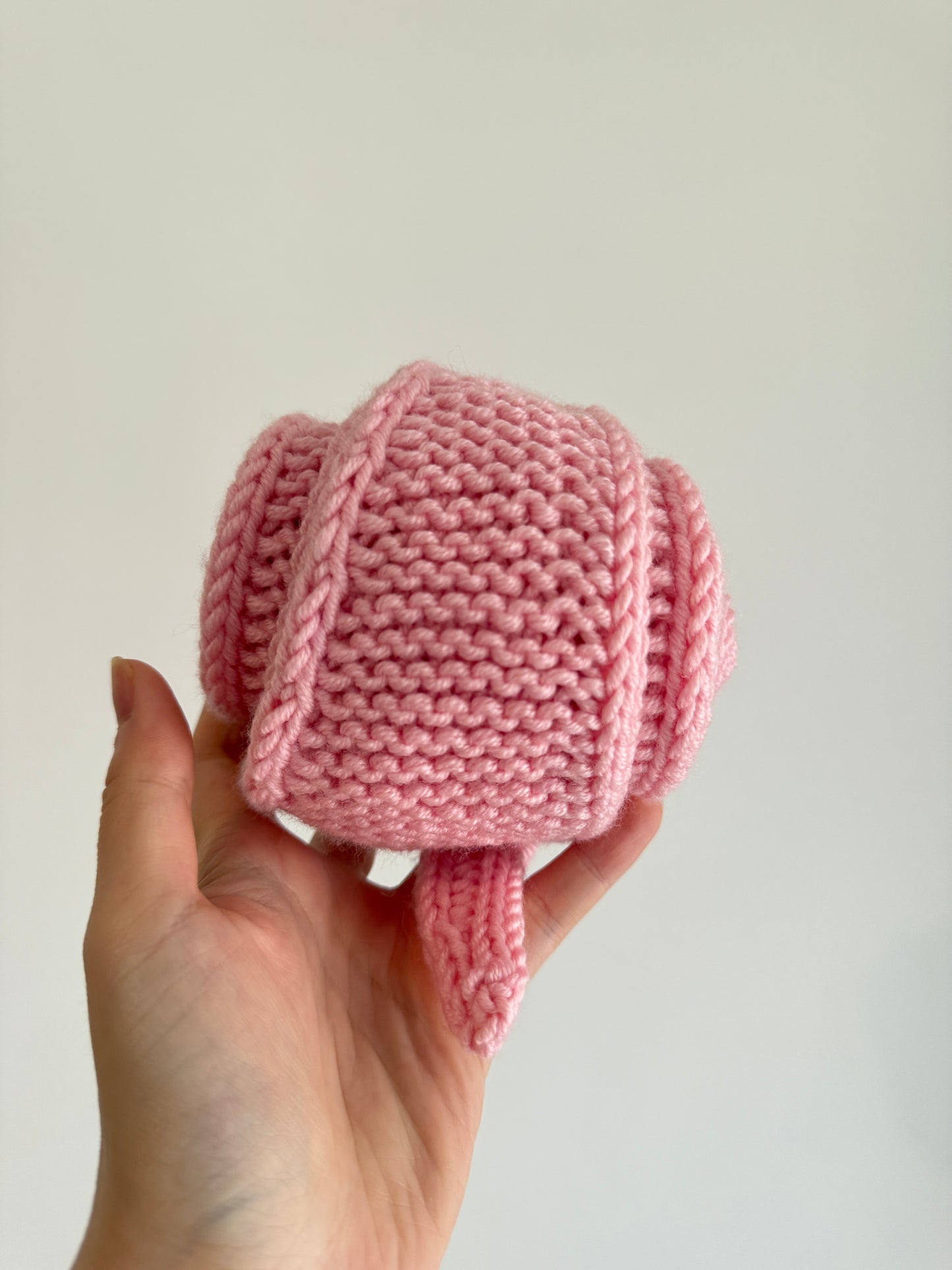 Sophie scarf in blossom pink | hand knit neckechief | winter wrap | small skinny scarf | handmade gift | tiktok viral scarf | wool yarn