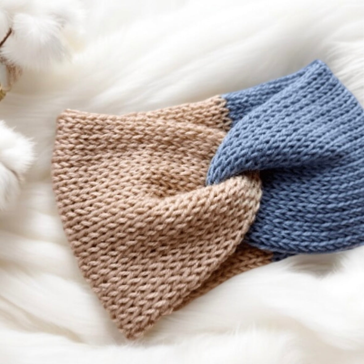 Knit headband | winter ear warmer | colourful turban | twisted head band | wool knit cozy messy bun beanie | casual autumn wear