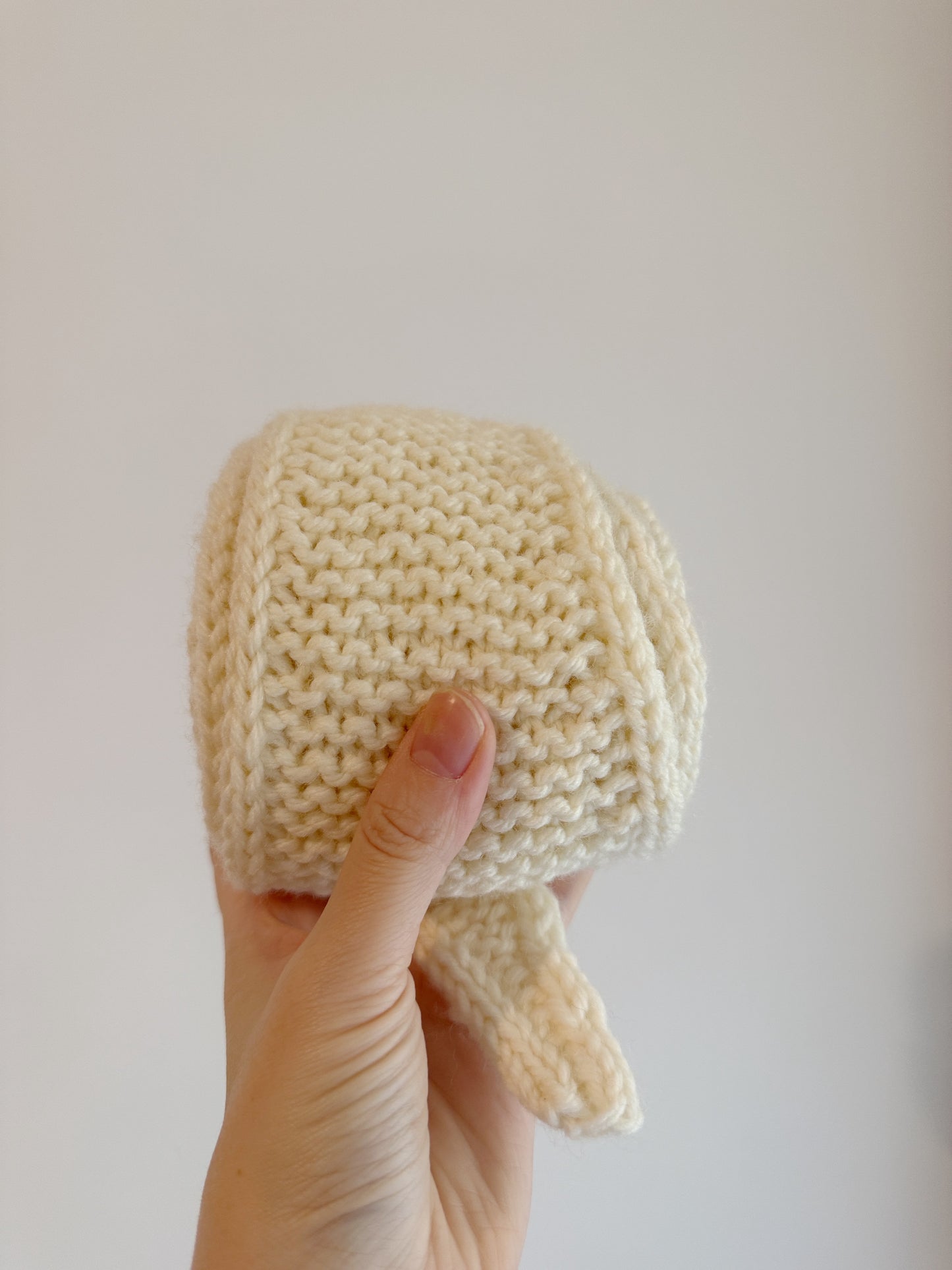 Sophie scarf in cream white | hand knit neckechief | winter wrap | small skinny scarf | handmade gift | tiktok viral scarf | wool yarn
