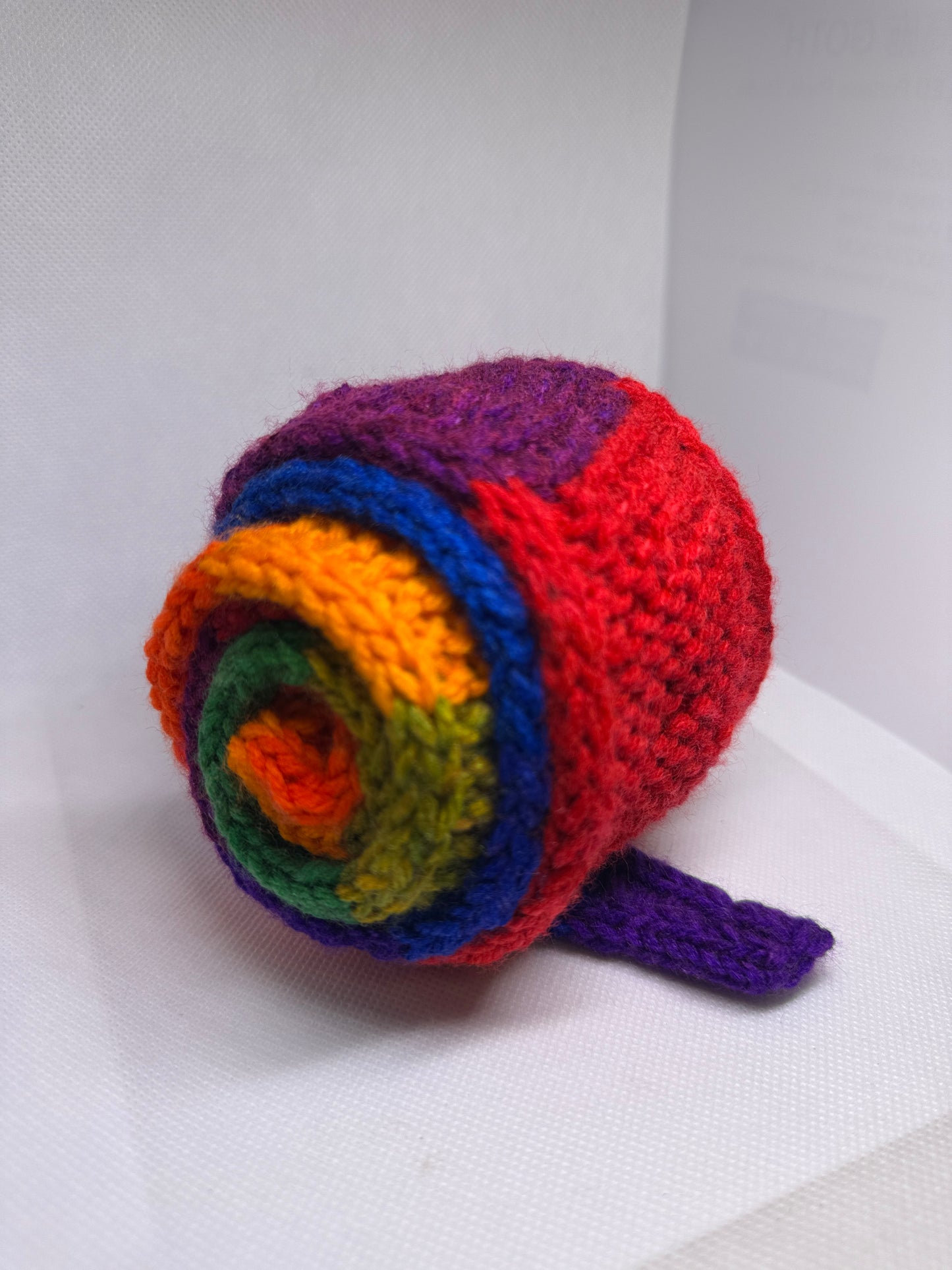 Sophie scarf in rainbow | hand knit neckechief | winter wrap | small skinny scaf | handmade gift | tiktok viral scarf