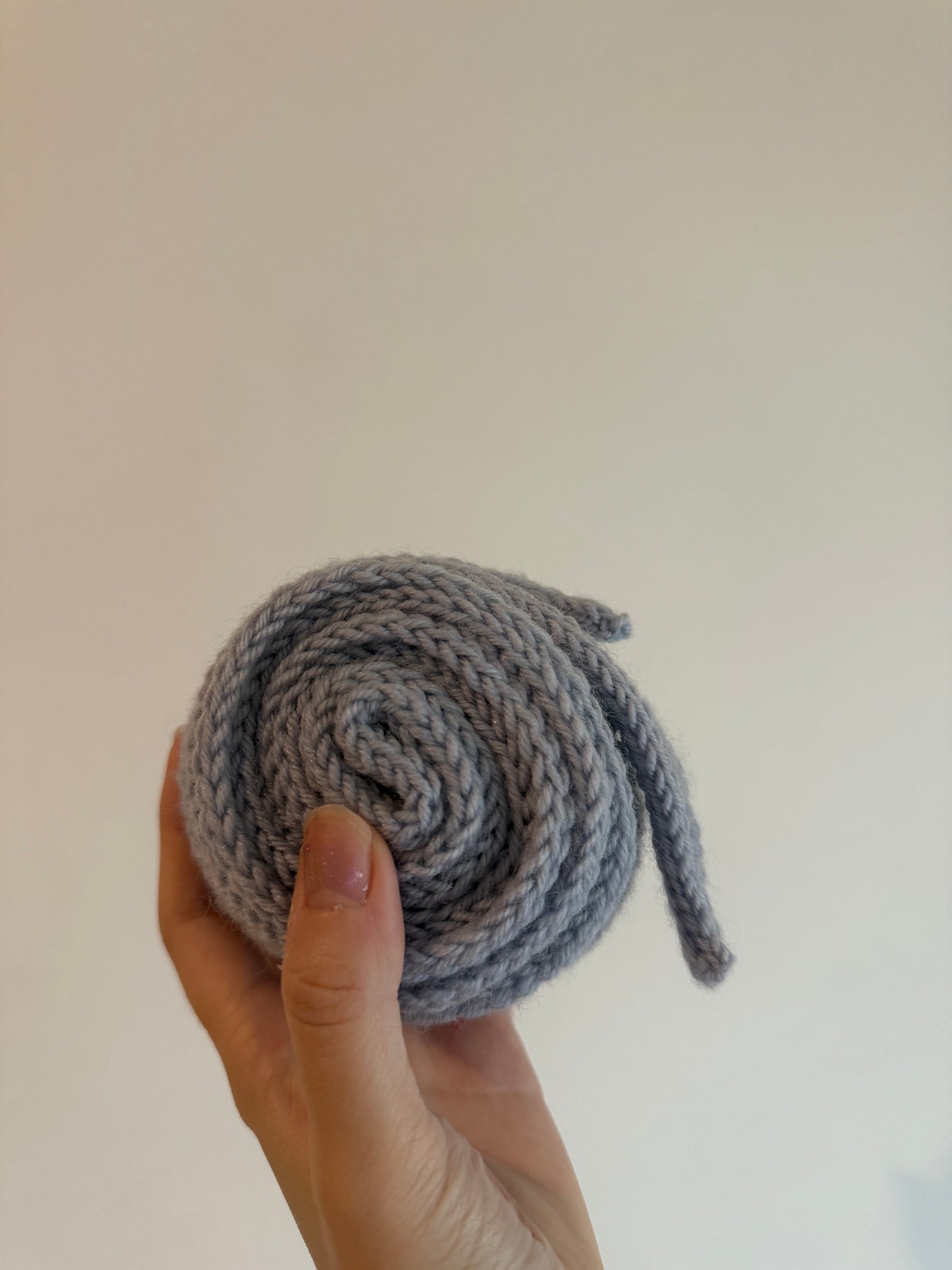 Sophie scarf in light grey | hand knit neckechief | winter wrap | small skinny scarf | handmade gift | tiktok viral scarf | wool yarn