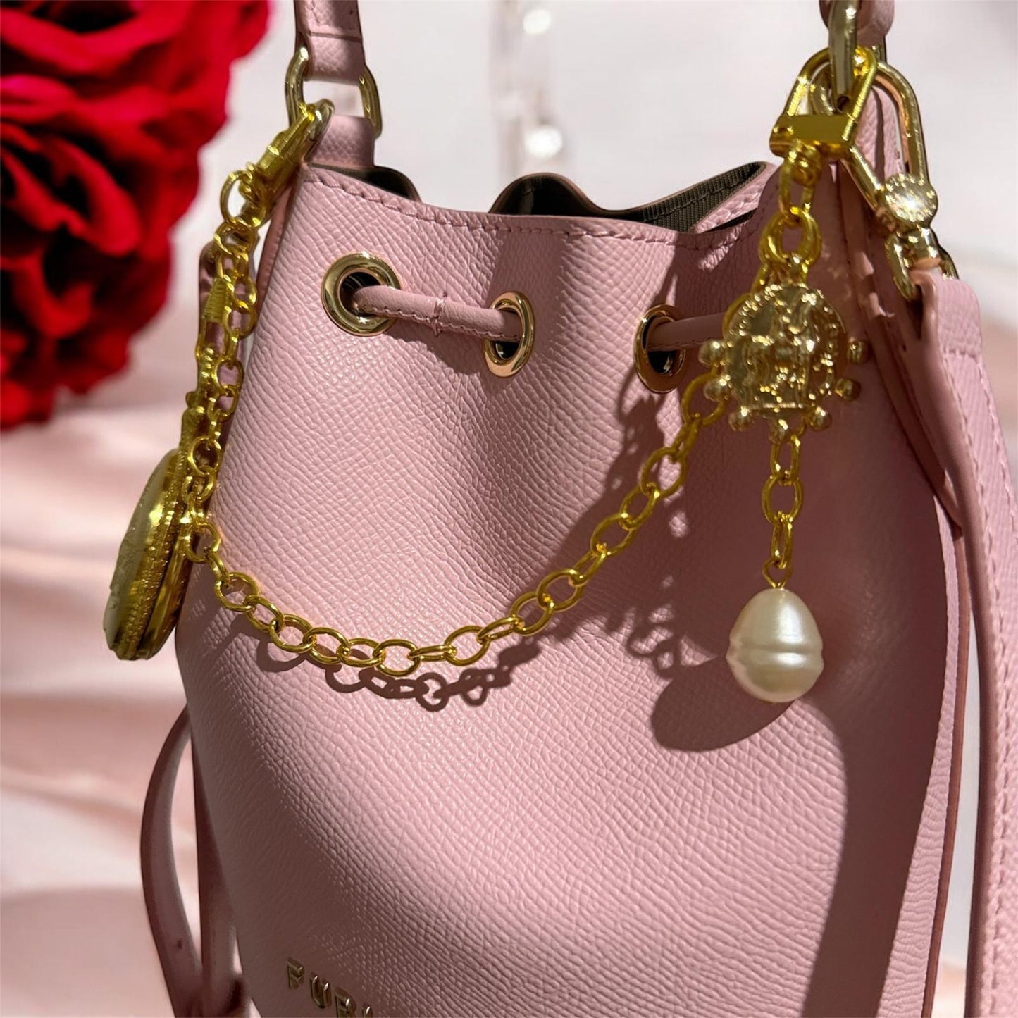 Golden pocket watch keychain | golden charm buckle | y2k chain | bag lover gift | lux keychain