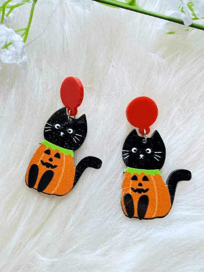 Halloween Earrings - TuttyKnitty