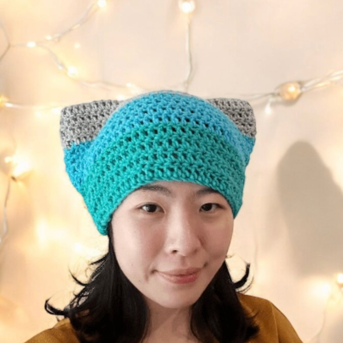 Handmade Crochet cat ear beanie | kitten head hat | cat ear hat | trendy women hat with cat ears | trendy y2k | cat lover | pussy hat