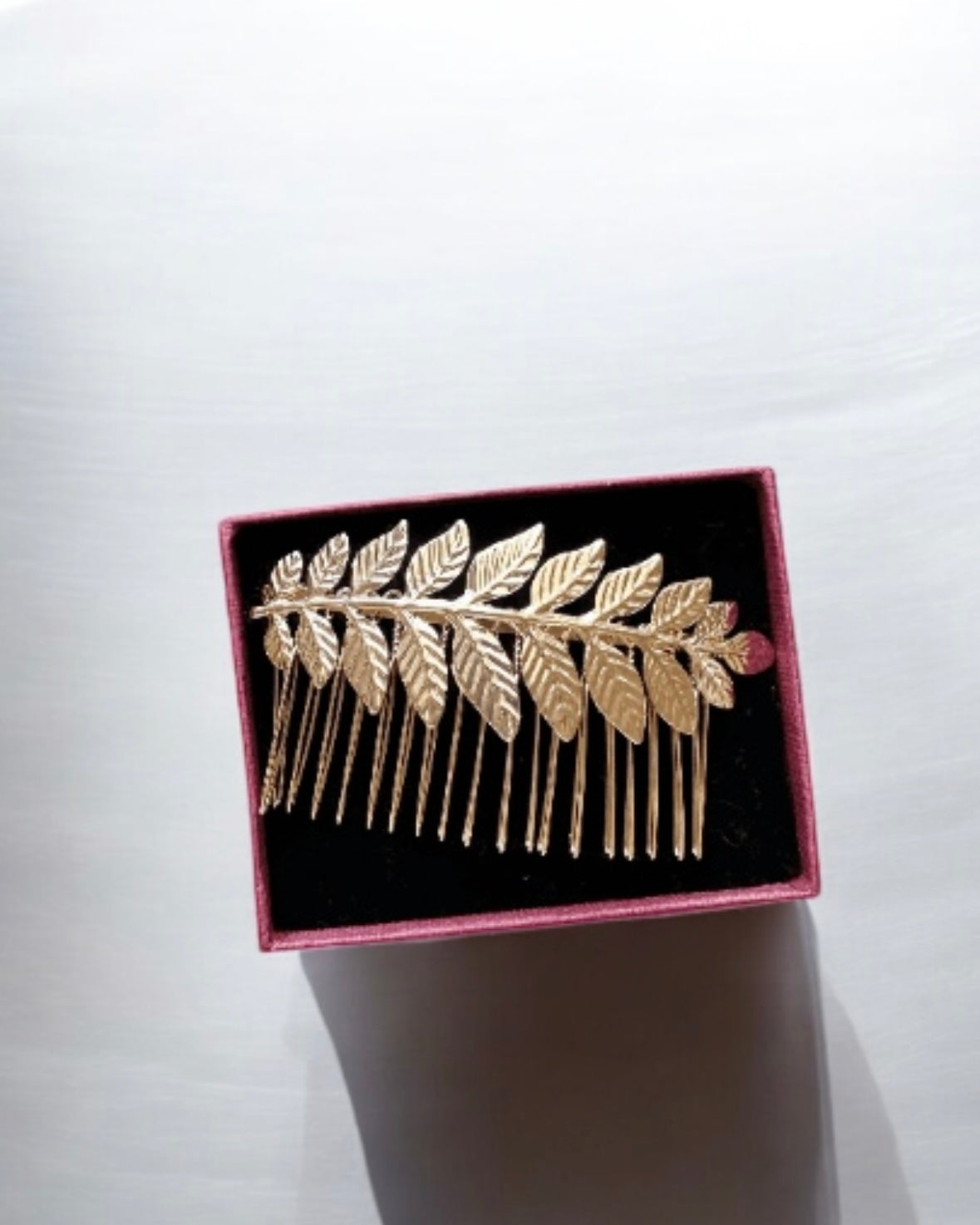 Gold or silver leaf hair comb| korean hair accessories | Bridal hair comb | metal leaves headpiece | wedding gift hair pin