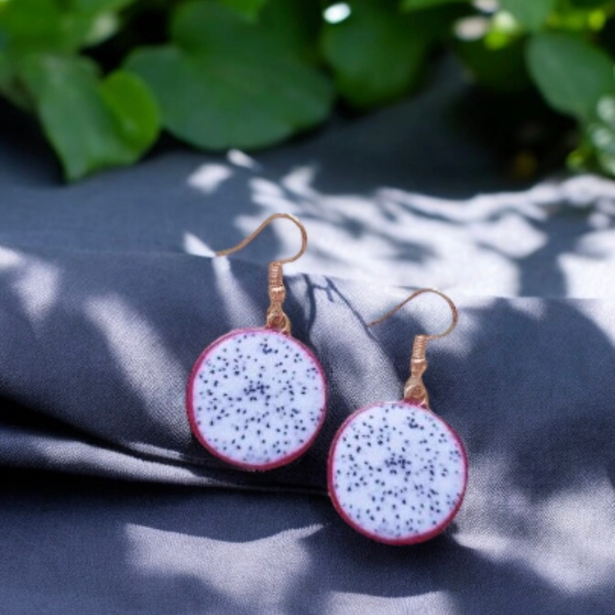 Citrus fruit earrings | fruit lover earrings | food earrings | cute kawaii earrings | fun art earrings | gold lemon grapefruit oranges