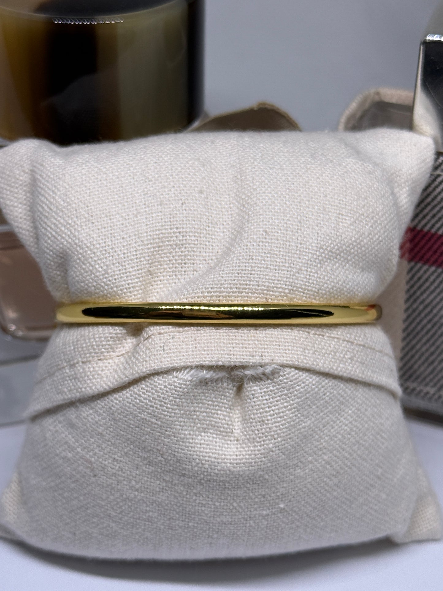 Golden leaf bangle | rhinestone bangle