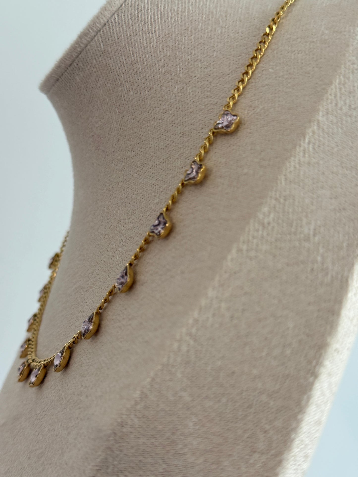 Pink Butterfly necklace