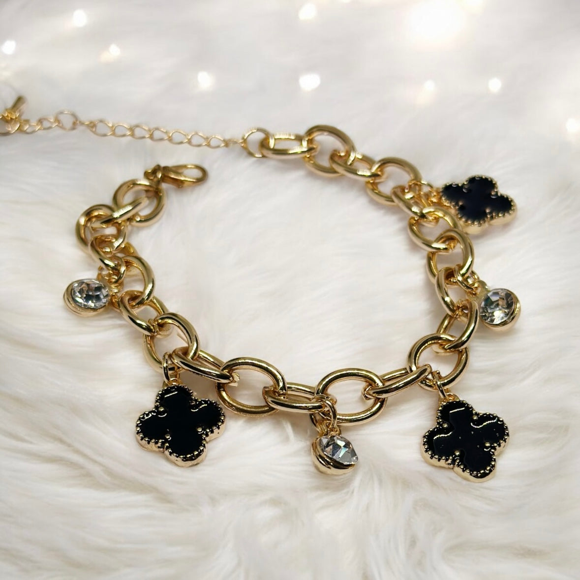 Chunky clover bracelets