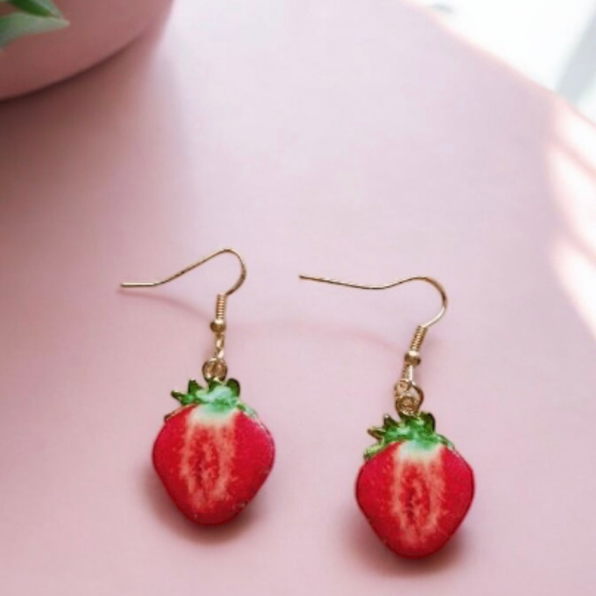 Citrus fruit earrings | fruit lover earrings | food earrings | cute kawaii earrings | fun art earrings | gold lemon grapefruit oranges