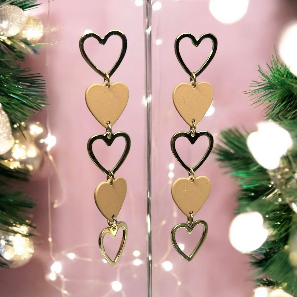 Heart shaped earrings