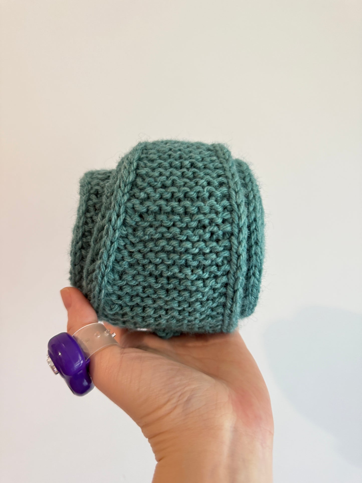 Sophie scarf in green melange  | hand knit neckechief | winter wrap | small skinny scarf | handmade gift | tiktok viral scarf | wool yarn