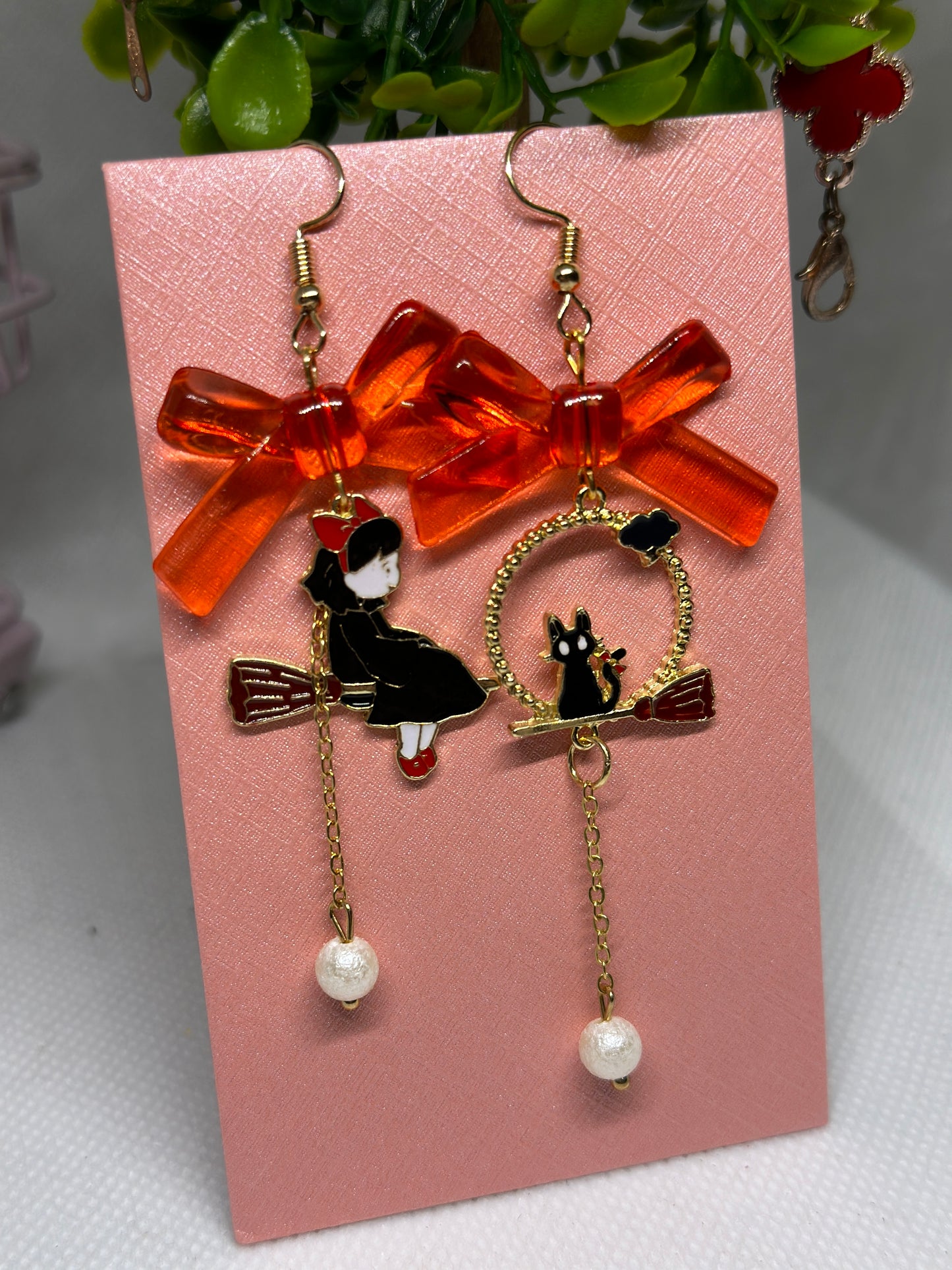 Kiki’s delivery earrings | japanese anime dangle earrings | cute kawaii