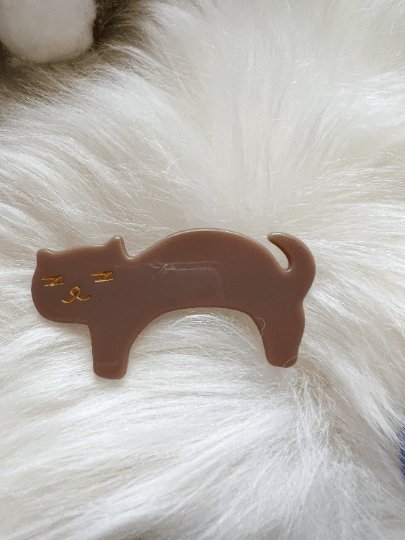 Cat butt acetate hair clips | Colourful barrette clips| korean hair accessories| animal hair clip | gift for cat lover - TuttyKnitty