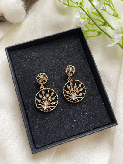 Golden sunshine earrings