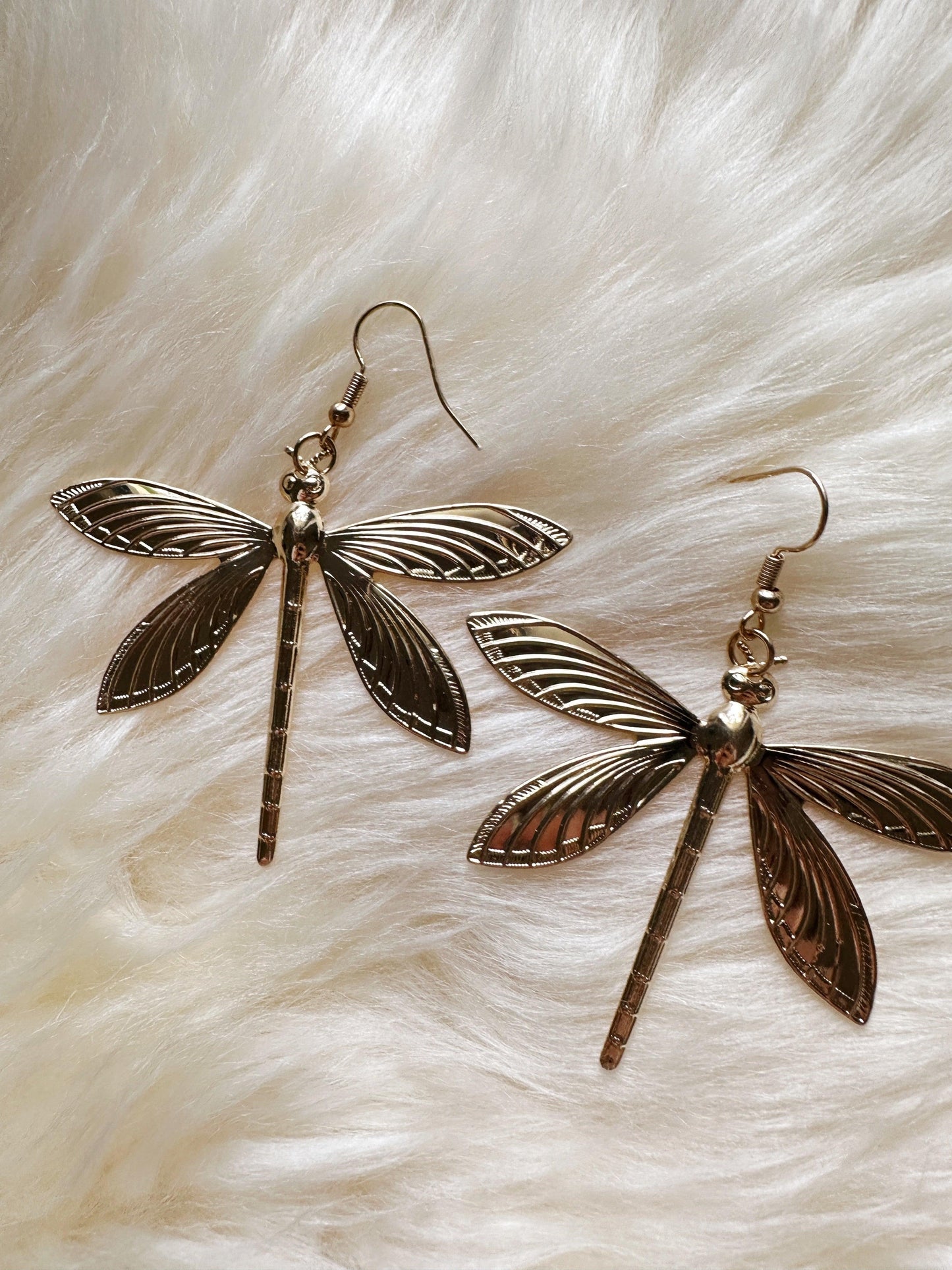 Draganfly earrings | lightweight metal art decor earrings - TuttyKnitty