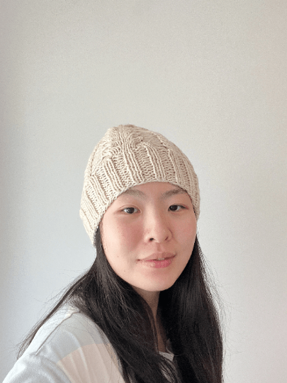 Handknit Ecru colour Cable Knitted | merino cream soft tone colour knit hat | adult women or men beanie | Winter knit briaded hat - TuttyKnitty